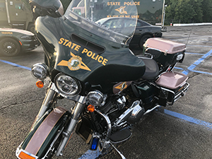 photo of state police motorcycle