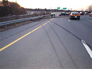 photo showing accident scene
