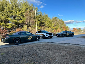 state police and merrimack county sheriff cruisers