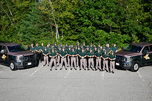 troopers posed with vehicles