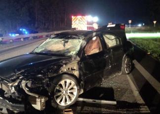 Vehicle at Crash Scene
